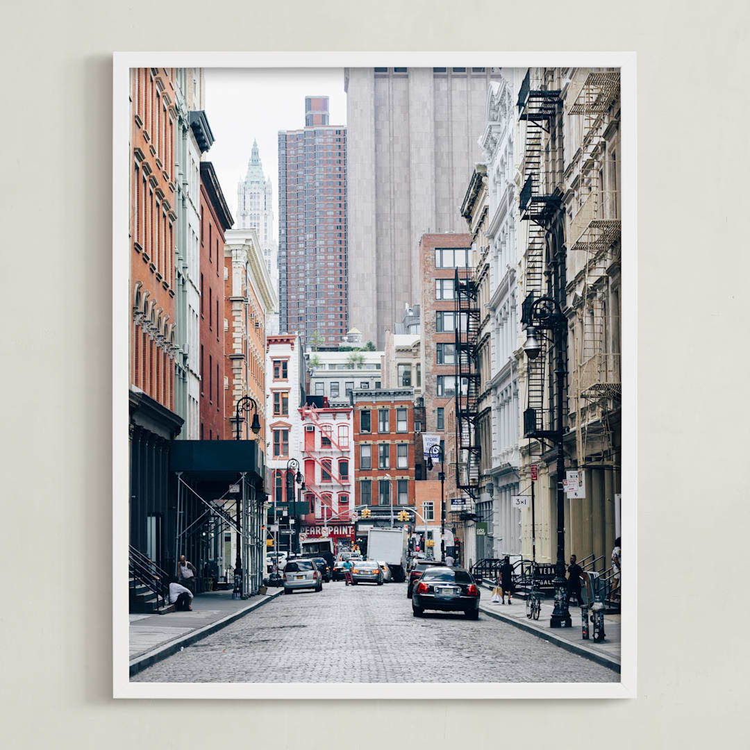 "SoHo" - Art Print in Multi by Kaitlin Rebesco - Framed