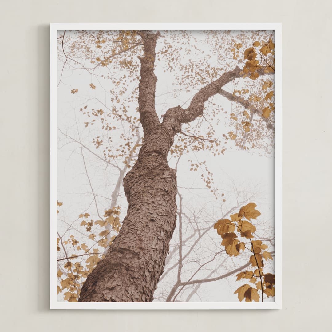 "Be Still I" - Art Print in Autumn by Robin Ott - Framed