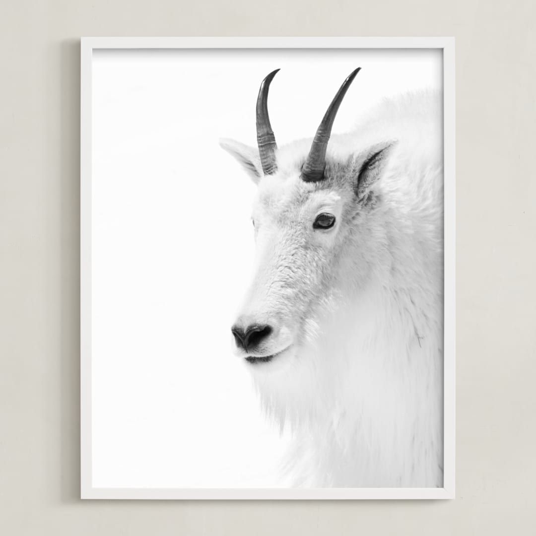 "Fierce" - Art Print in Mountain Granite by Jamie Lollback - Framed