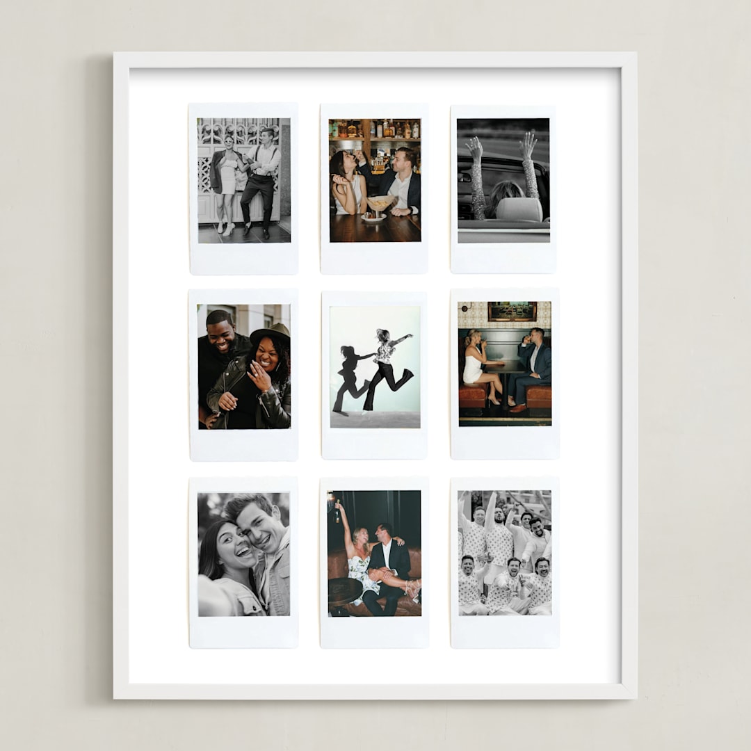 "Nine Photo: Portrait Framed Photo" - Framed Photo in Cloud by Olivia Kanaley Inman - Framed