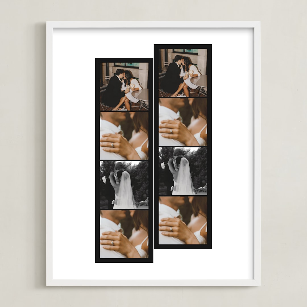 "Film" - Framed Photo in Cloud by Baumbirdy - Framed