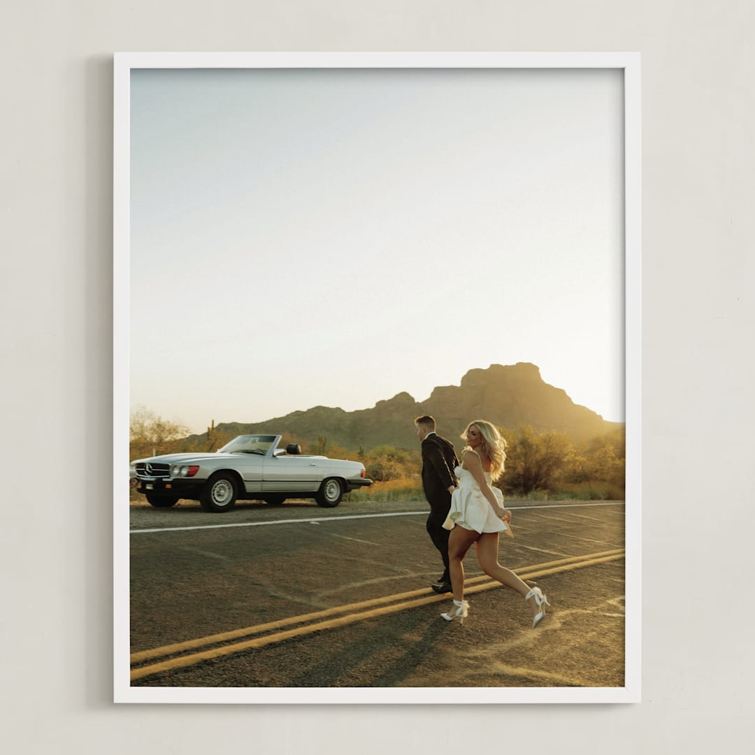 "The Big Picture: Portrait Framed Photo" - Framed Photo in White by Minted - Framed