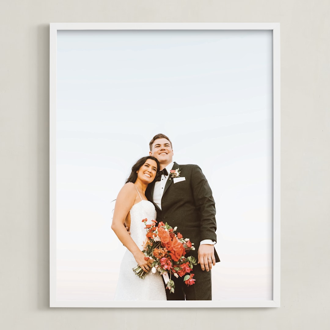 "The Big Picture: Valentine's Framed Photo" - Framed Photo in White by Minted - Framed