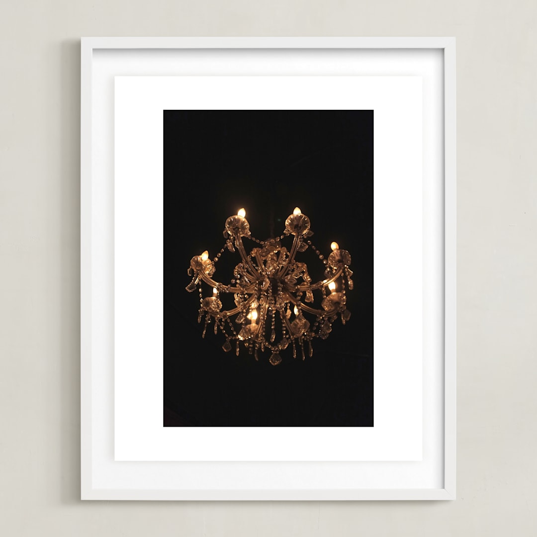 "Bywater" - Art Print in warm night by Claire - Framed