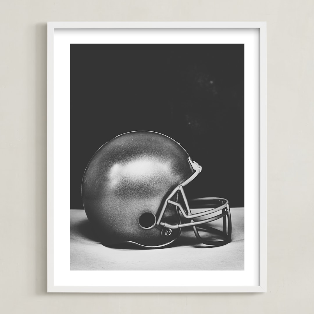 "armour" - Art Print in steel grey by Alicia Abla - Framed