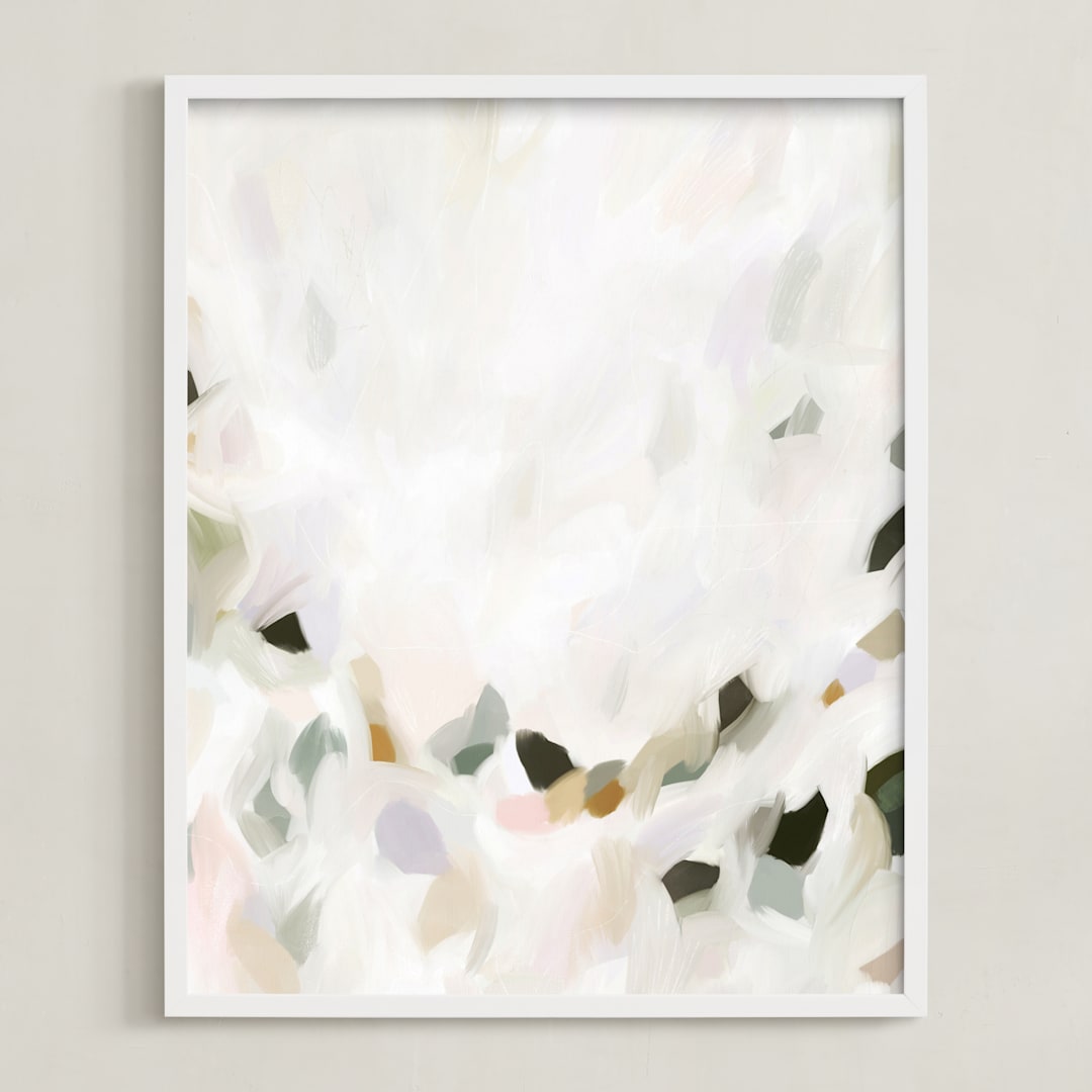"Windermere" - Art Print in Sage by Melanie Severin - Framed