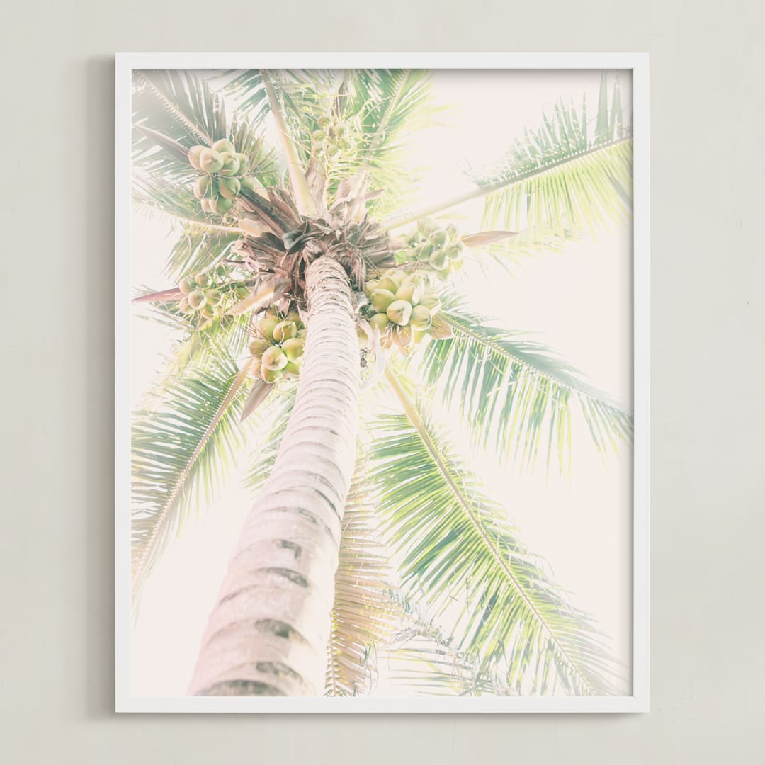 "Yucatan VI" - Art Print in Tropical Green by Lindsay Ferraris Photography - Framed