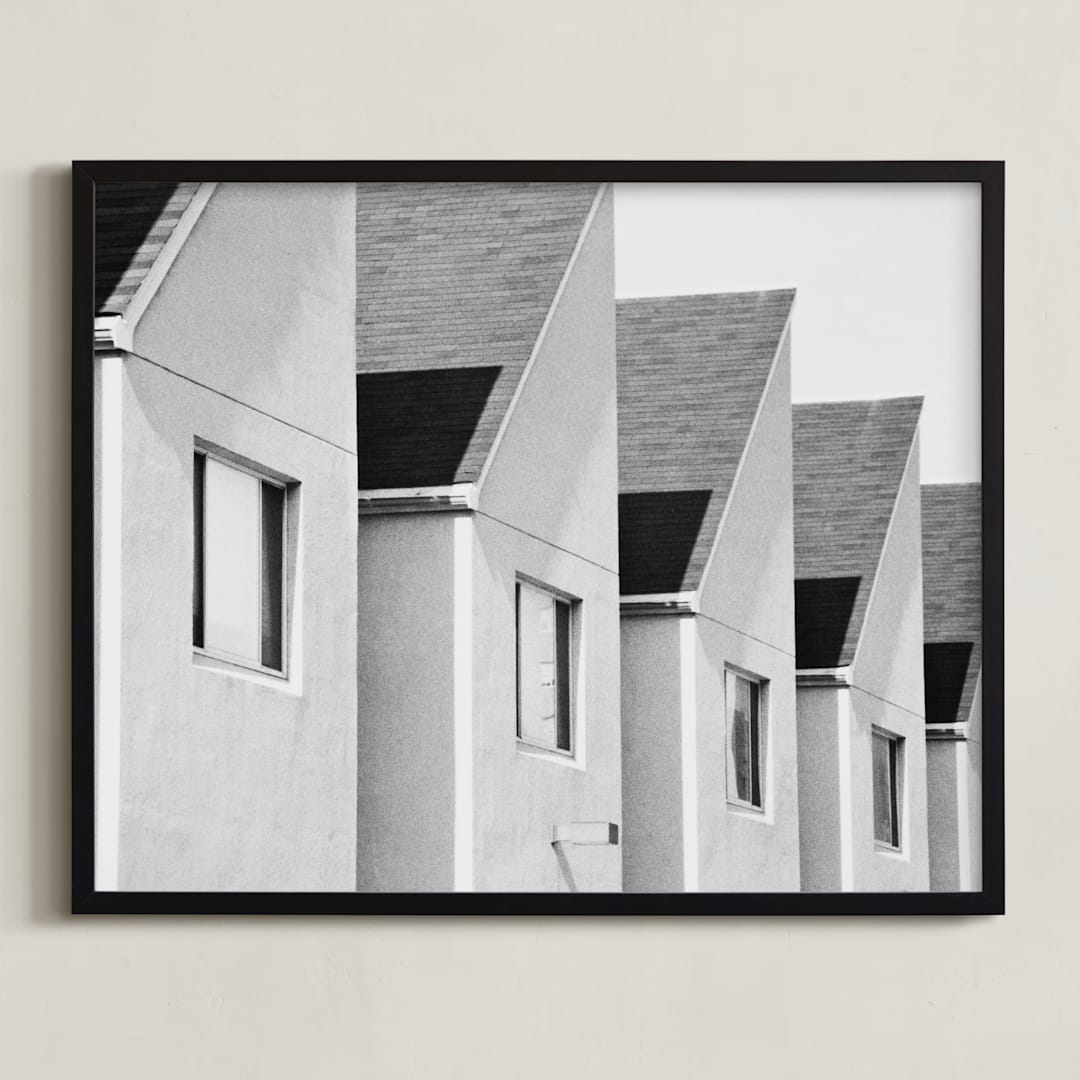 "homogeneous" - Art Print in Newsprint by Deborah Chou - Framed