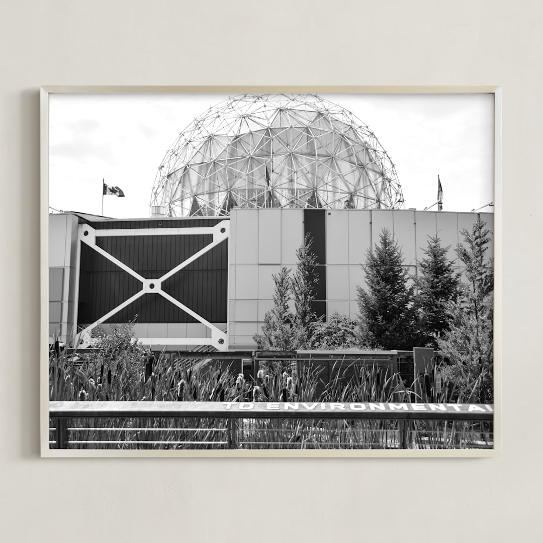 "Science World" - Art Print in Black & White by Sherley Ferreira - Framed