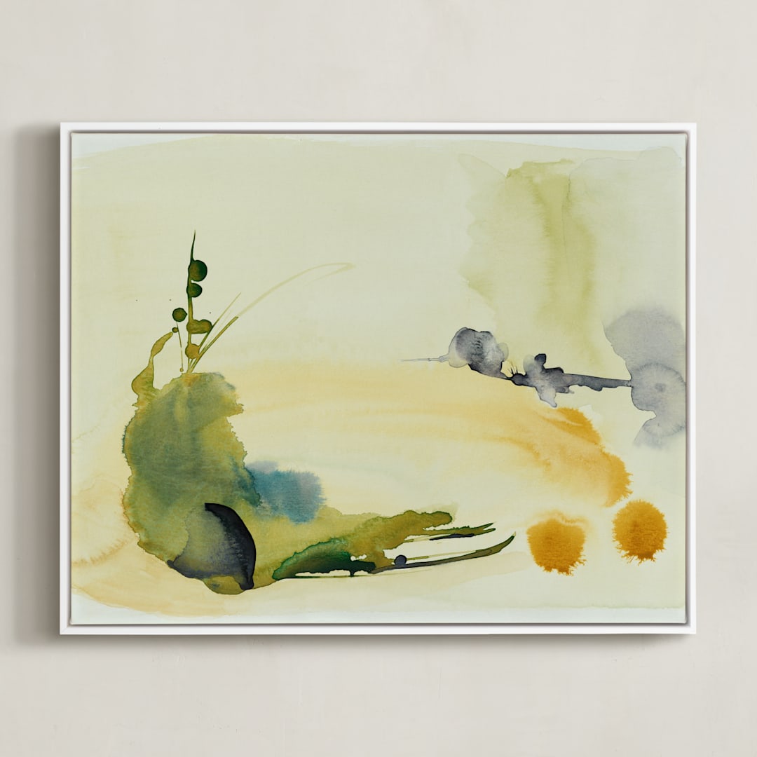 "How Wide" - Art Print in Bright by Shannon Astolfi - Framed Canvas