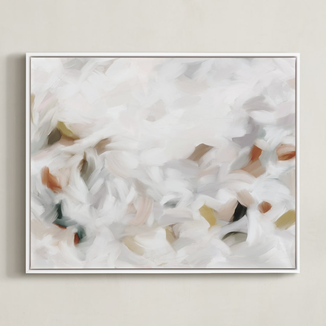 "Ethereal Composition" - Art Print in Autumn by Melanie Severin - Framed Canvas