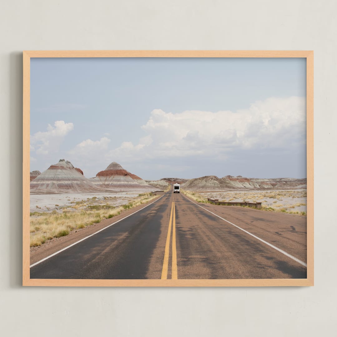 "Route 66" - Art Print in Earth and Sky by Kaitlin Rebesco - Framed
