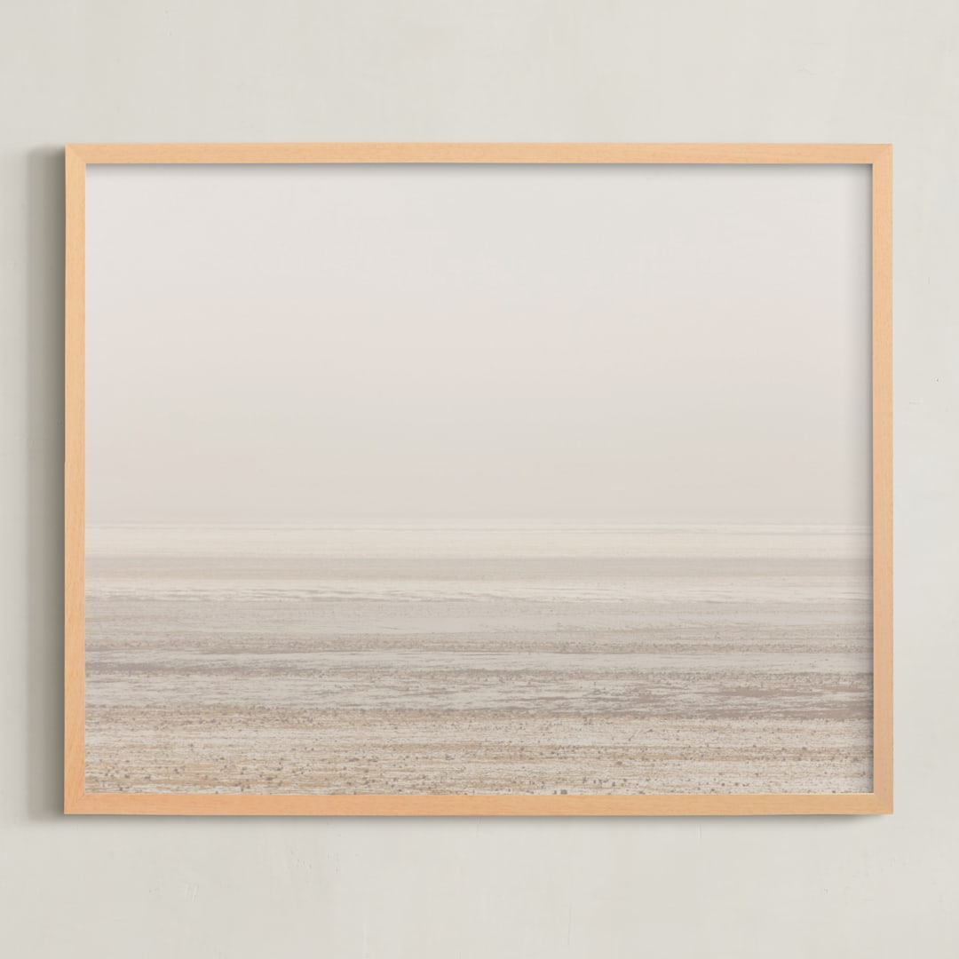 "Patagonian Winter" - Art Print in Patagonian White by Daniel Fox - Framed