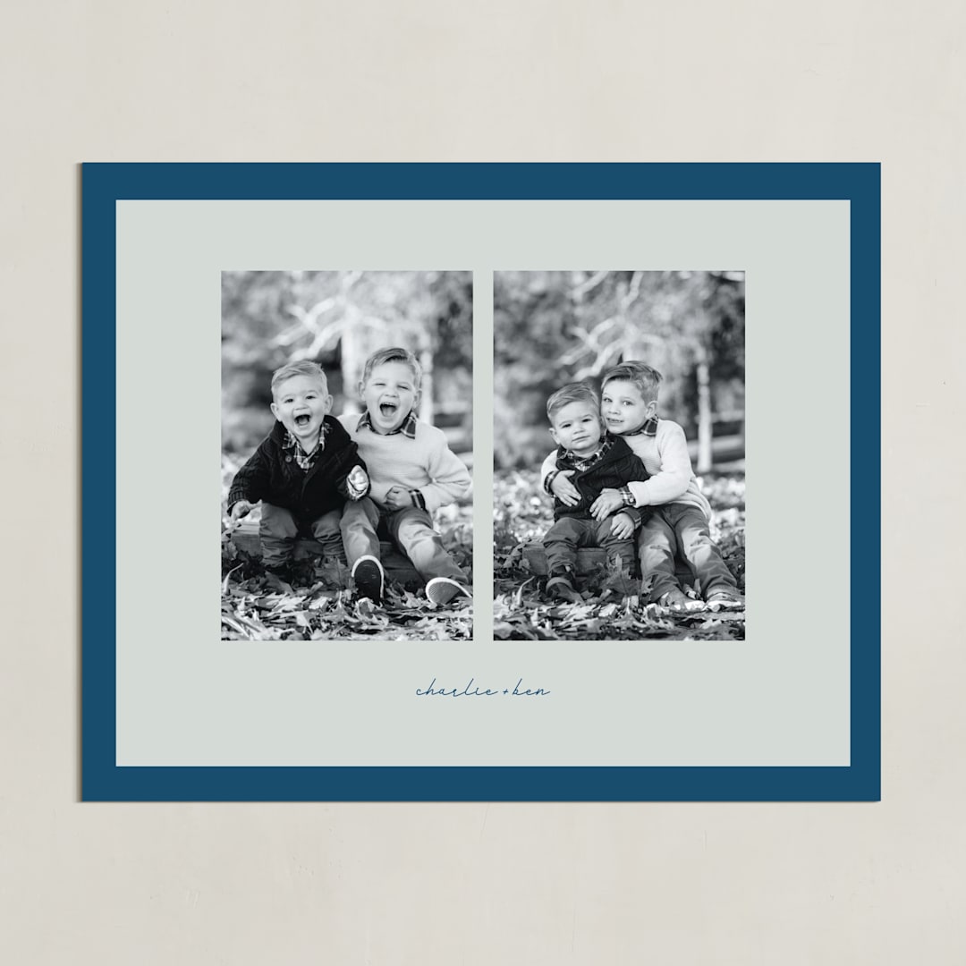 "Stacked Two Photo: Landscape Framed Photo" - Framed Photo in Winter Berry by Blustery August - Unframed