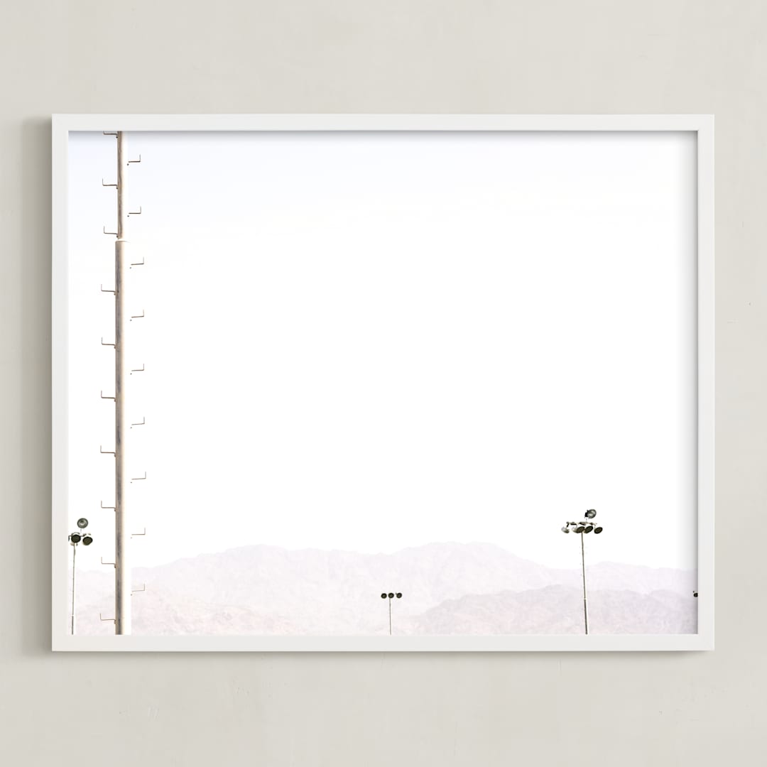 "Scenes from Eilat 2018, 32" - Art Print in Desert Sky by Tal Paz-Fridman - Framed