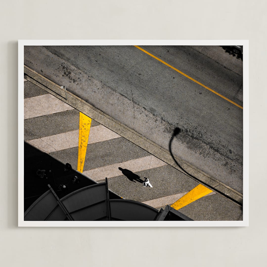 "Story From Aerial #2" - Art Print in Bright Day by Van Tsao - Framed
