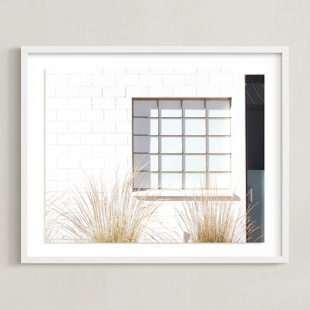 "Ballroom 2" - Art Print in White by Haley Warner - Framed