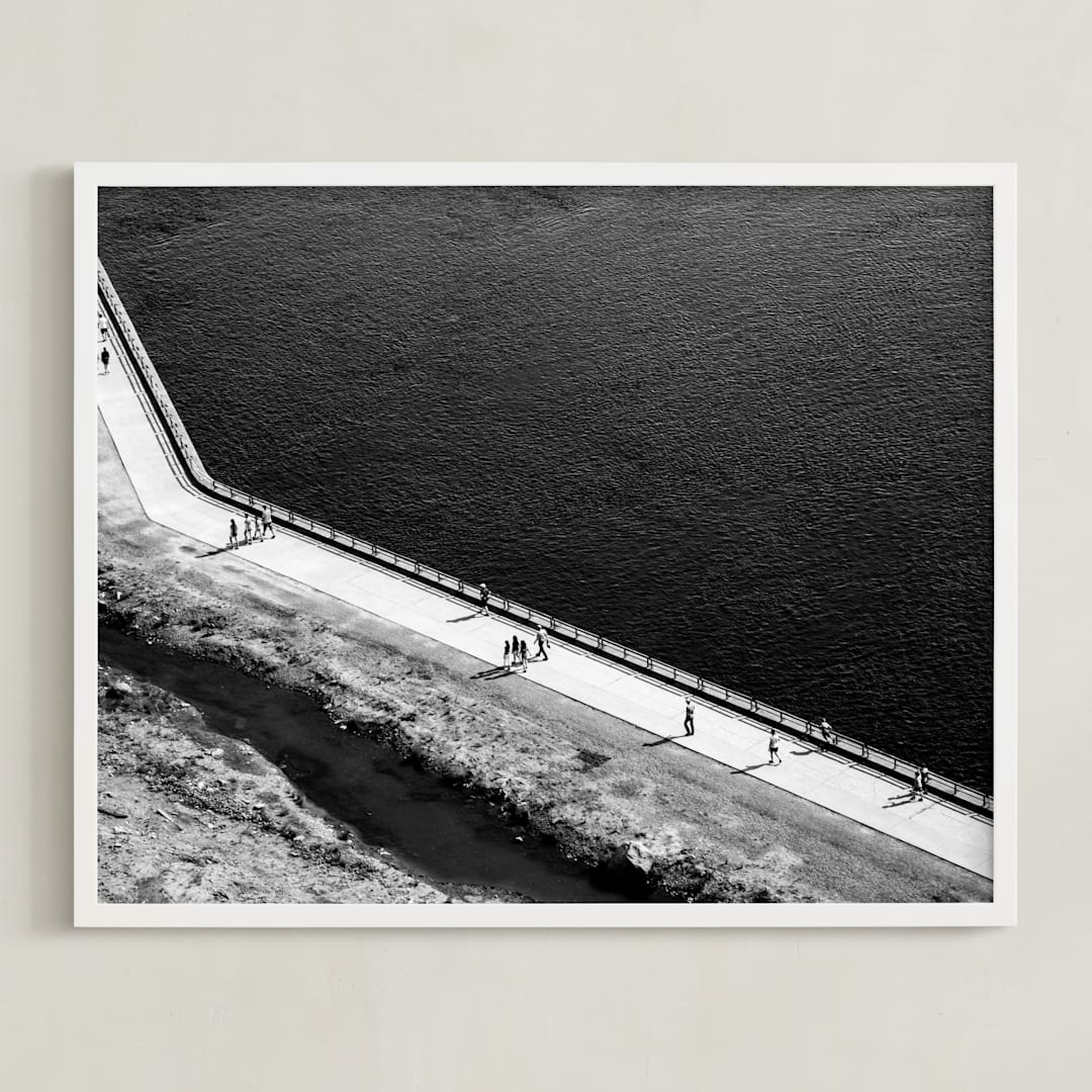 "Studies of negative" - Art Print in infinity black by Van Tsao - Framed