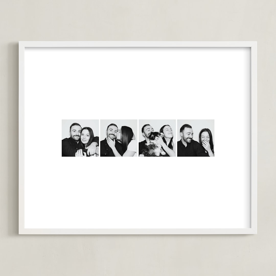 "Photo Strip: Landscape Framed Photo" - Framed Photo in White by Minted - Framed