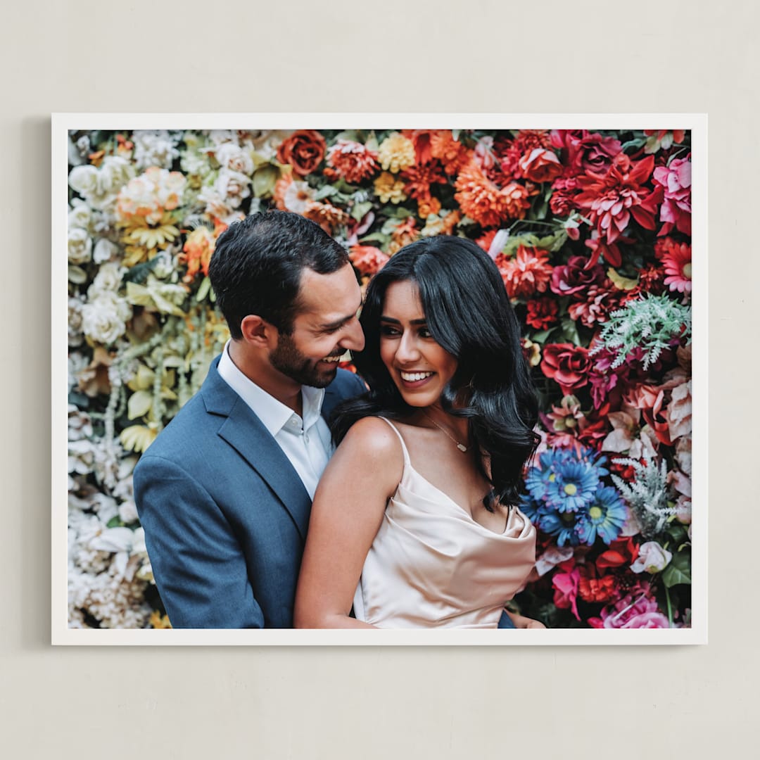 "The Big Picture: Valentine's Framed Photo" - Framed Photo in White by Minted - Framed