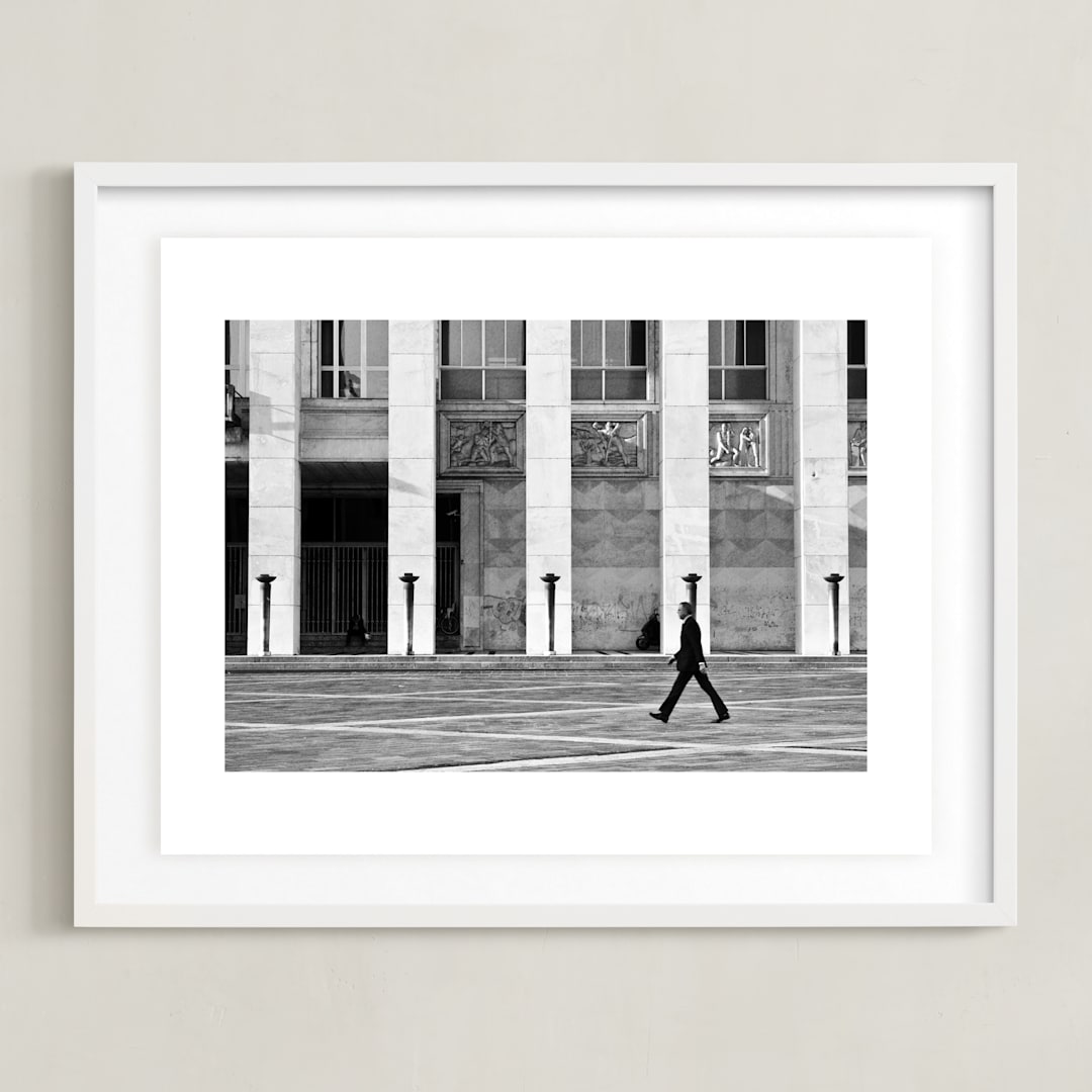 "Array" - Art Print in Urban Noir by Van Tsao - Framed