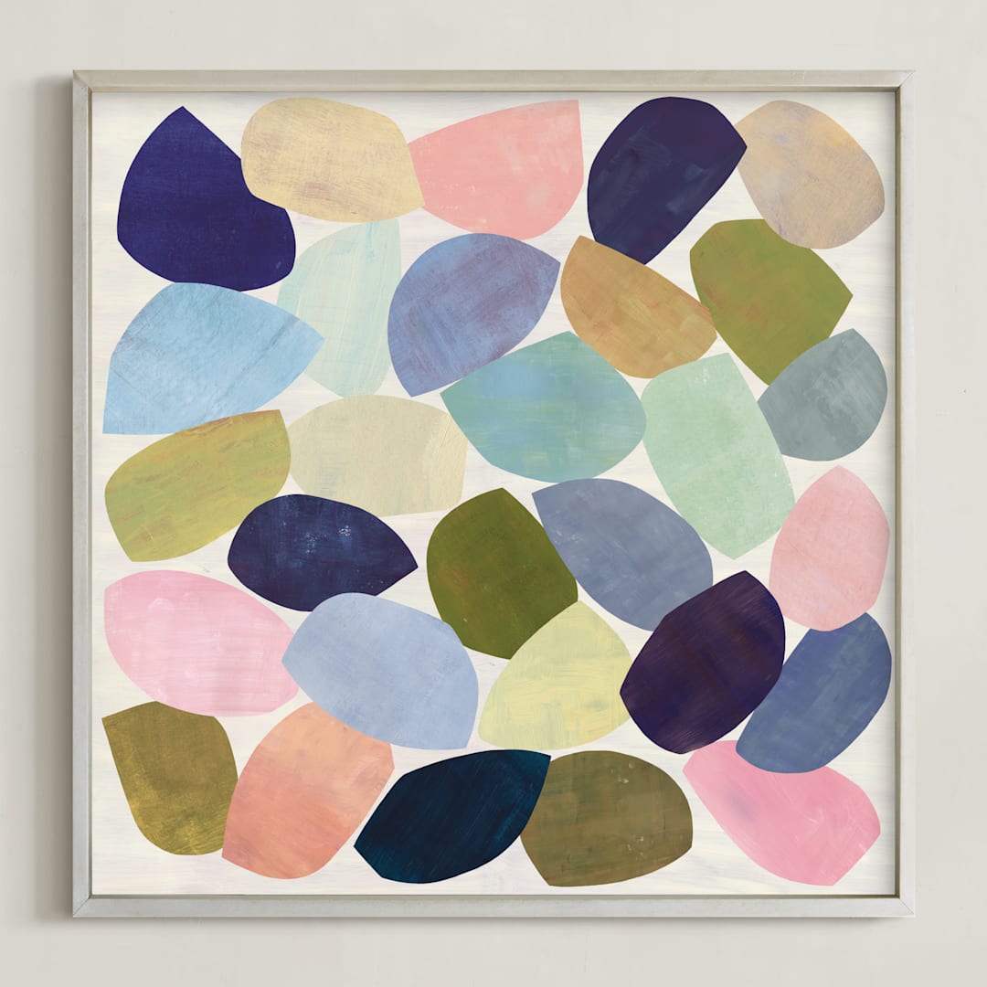 "Disarray" - Art Print in Multi by melanie mikecz - Framed