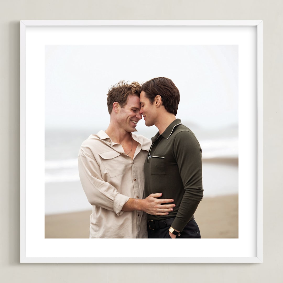 "The Big Picture: Valentine's Framed Photo" - Framed Photo in White by Minted - Framed