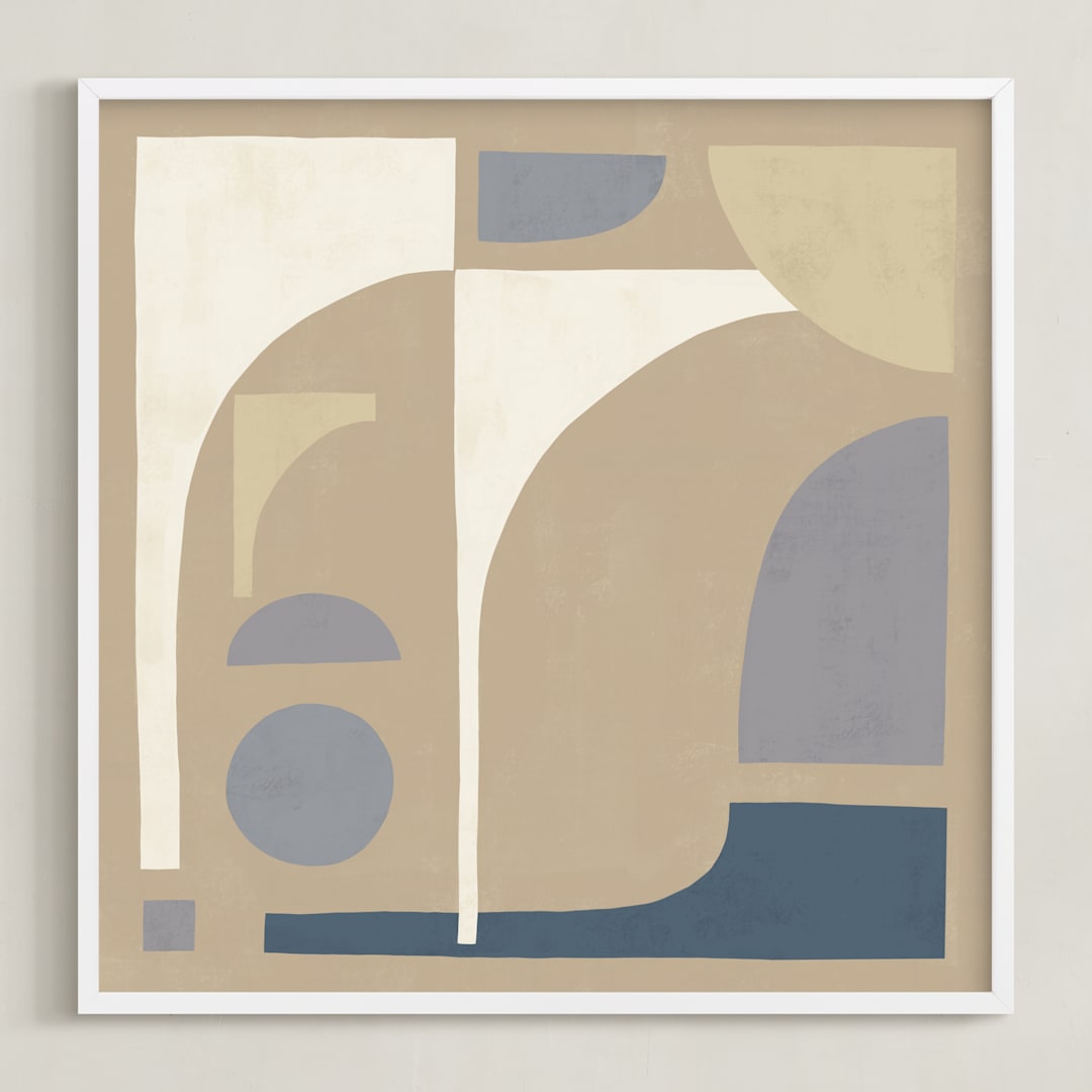 "Collage One" - Art Print in Original by Jessie Burch - Framed
