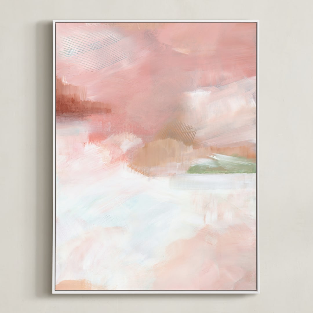 "Sorento ll" - Art Print in Sorento Dust by AlisonJerry - Framed Canvas