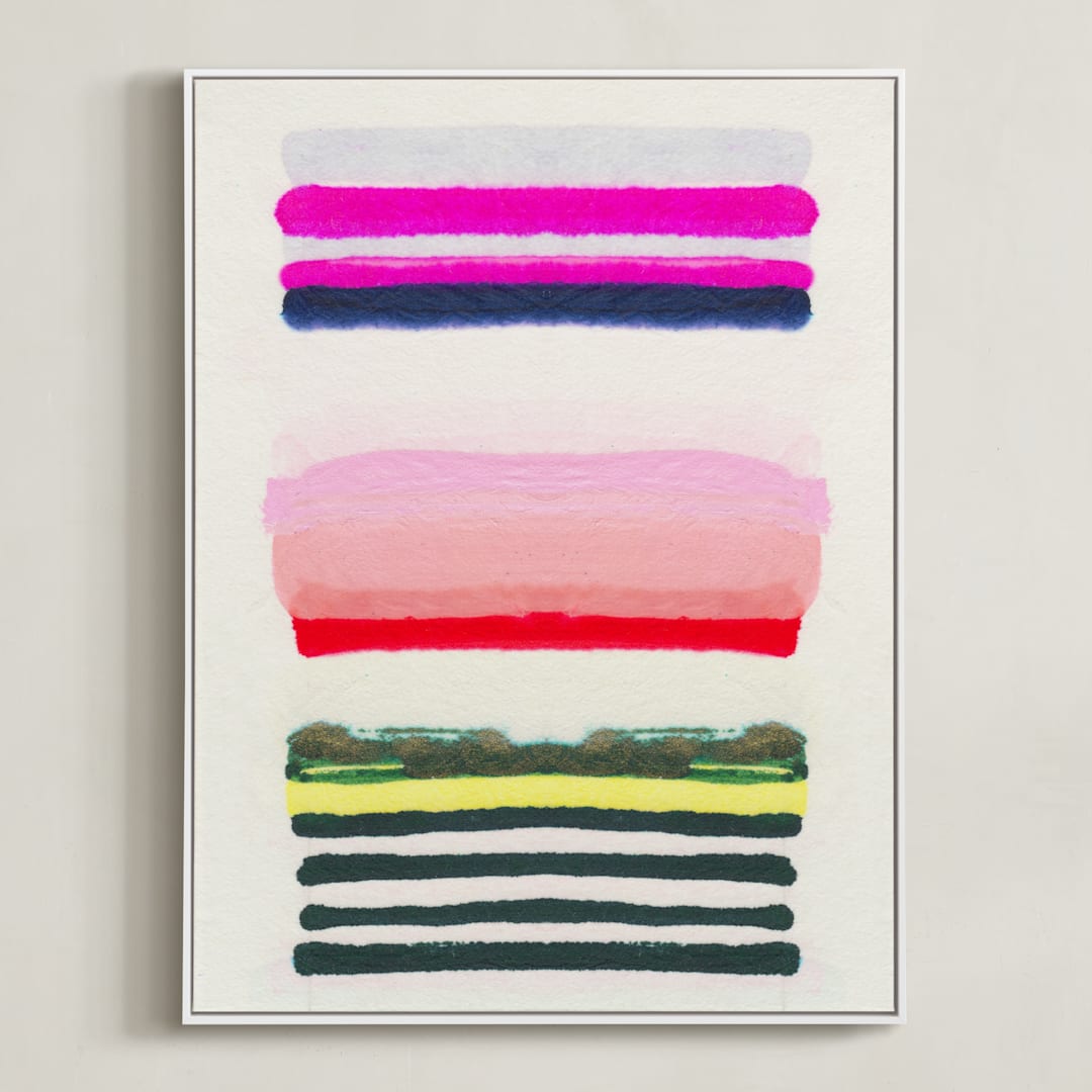 "You Are Beautiful" - Art Print in CANDY by HAPI ART - Framed Canvas