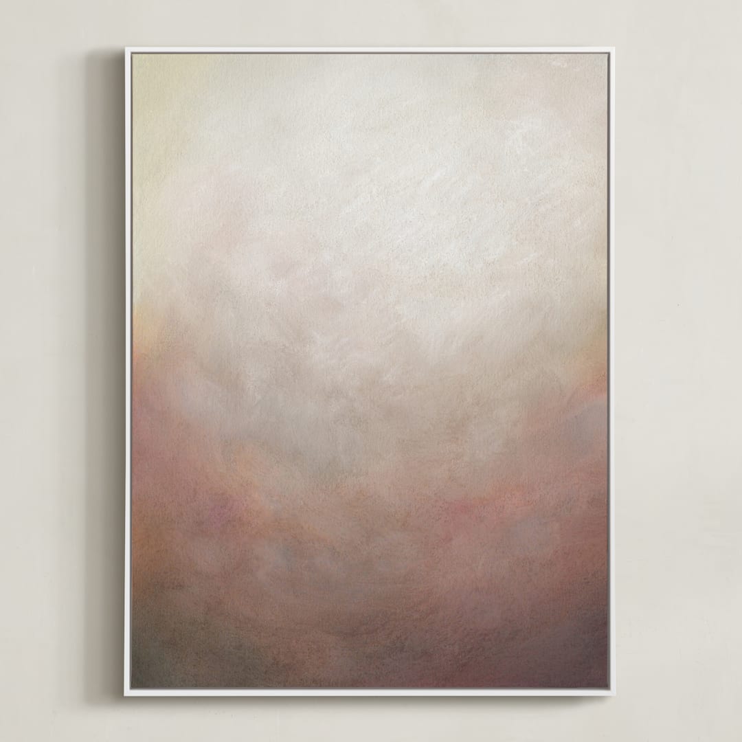 "Rise" - Art Print in Cinnamon by Lorent and Leif - Framed Canvas