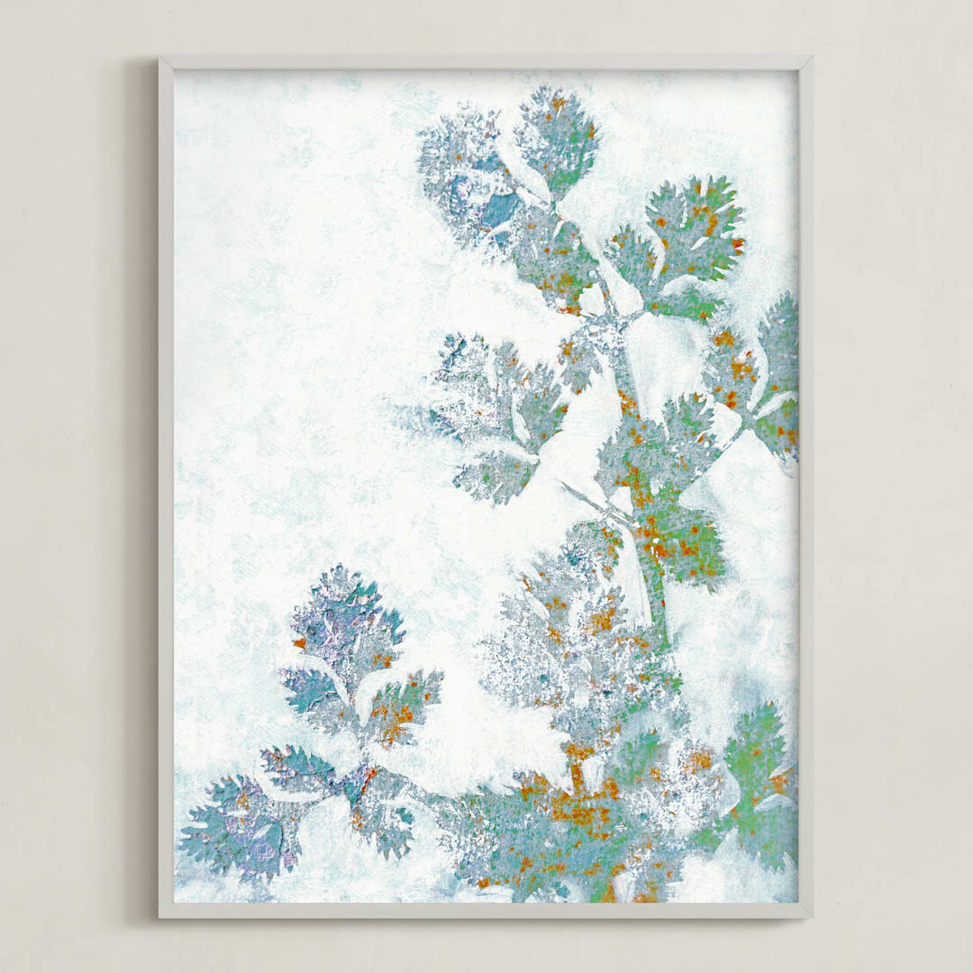 "Rustic Herbs" - Art Print in Herbal by Courtney Crane - Framed