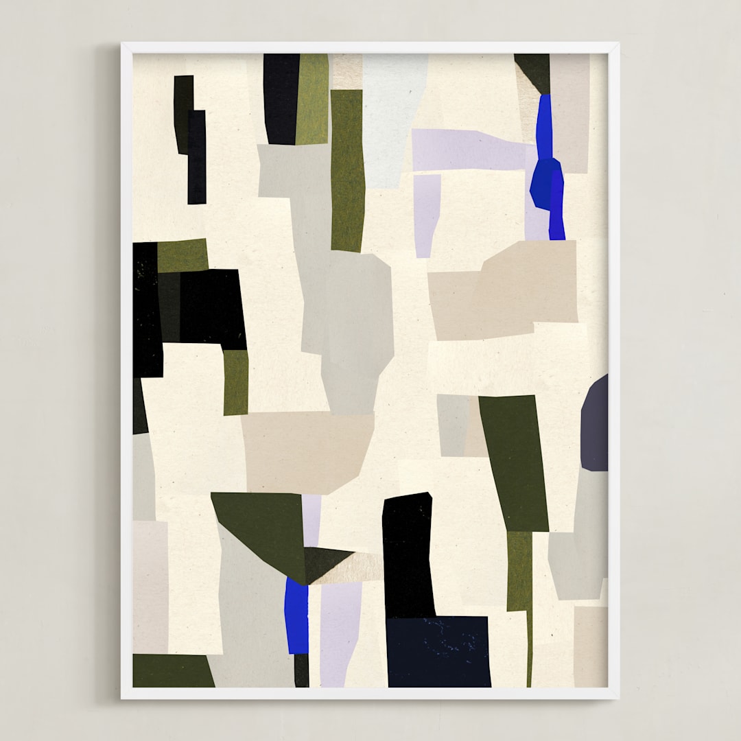 "paper tapestry I" - Art Print in Day by Sumak Studio - Framed