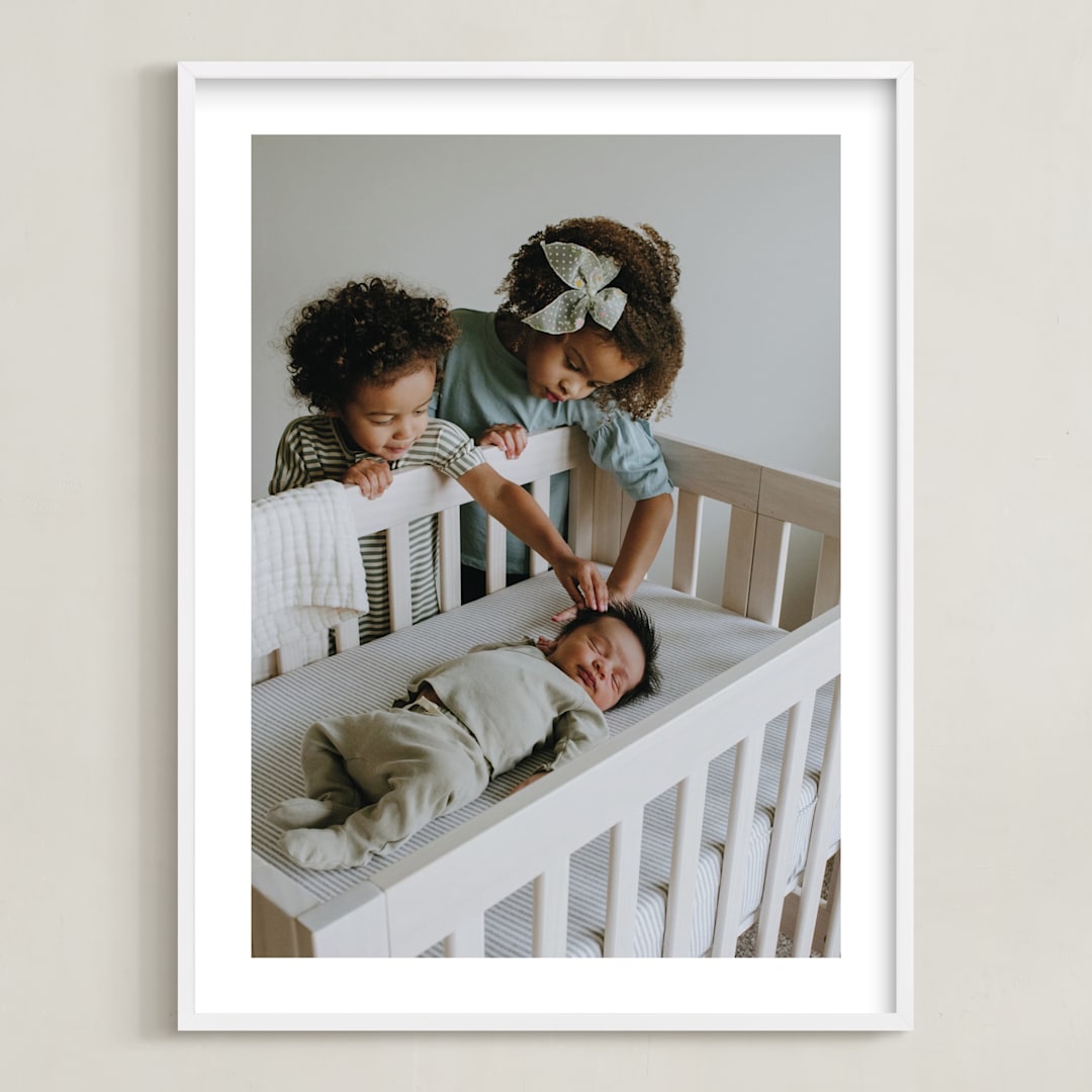 "The Big Picture: Mother's Day Framed Photo" - Framed Photo in White by Minted - Framed