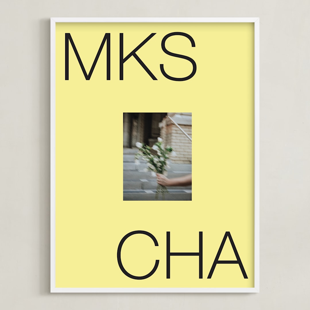 "Contemporary Color: Framed Photo" - Framed Photo in Sunshine by Minted - Framed