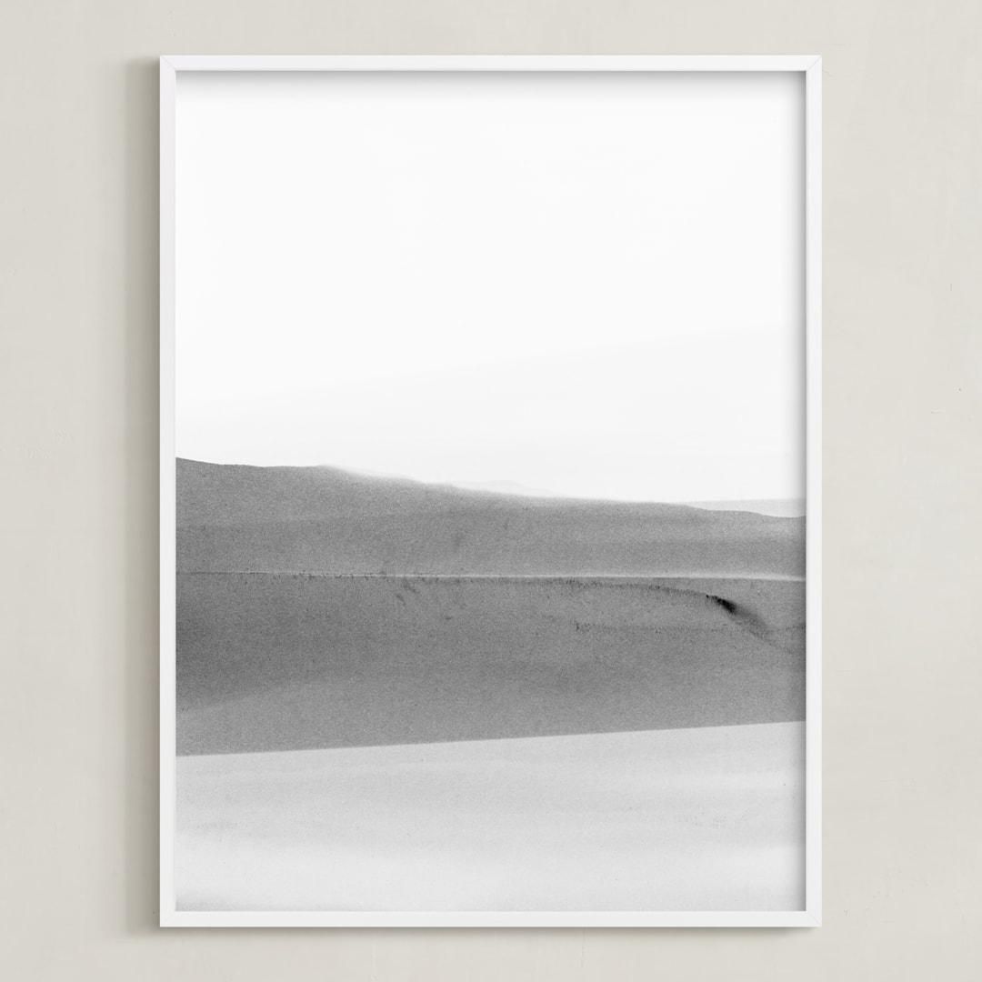 "Forecast" - Art Print in Black & White by Ashleigh Ninos - Framed