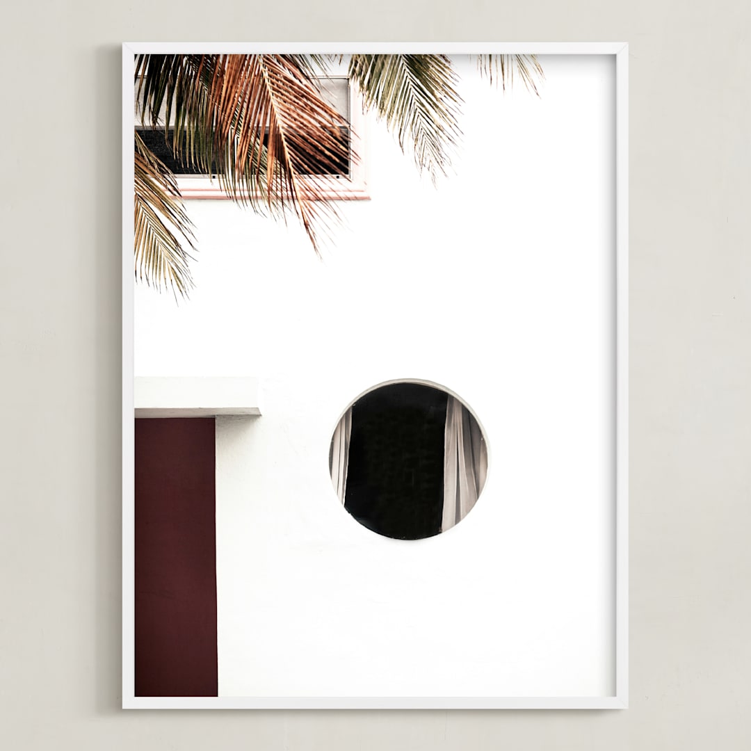 "Havana" - Art Print in Palm by Kaitie Bryant - Framed