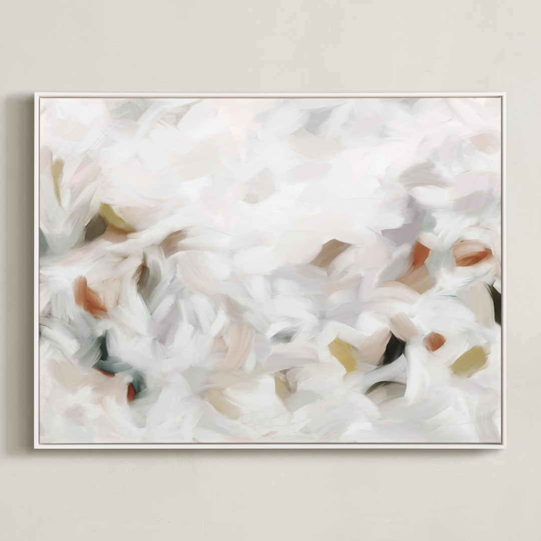 "Ethereal Composition" - Art Print in Autumn by Melanie Severin - Framed Canvas