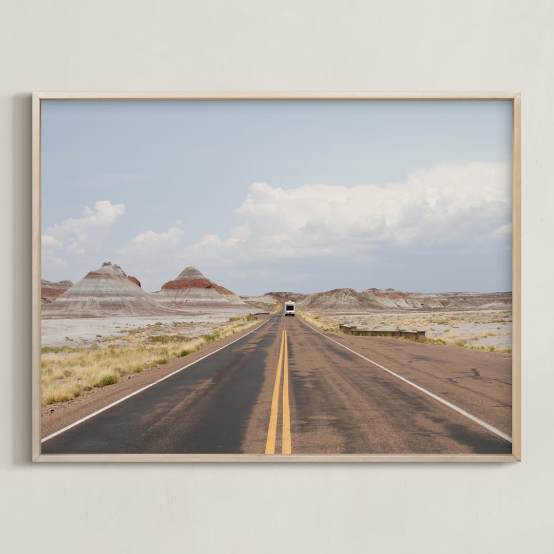 "Route 66" - Art Print in Earth and Sky by Kaitlin Rebesco - Framed