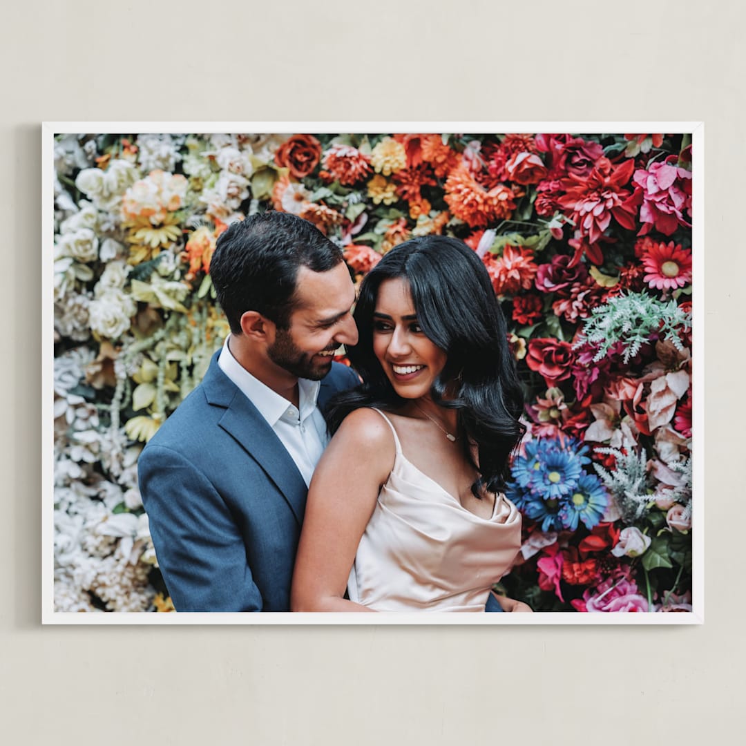 "The Big Picture: Valentine's Framed Photo" - Framed Photo in White by Minted - Framed