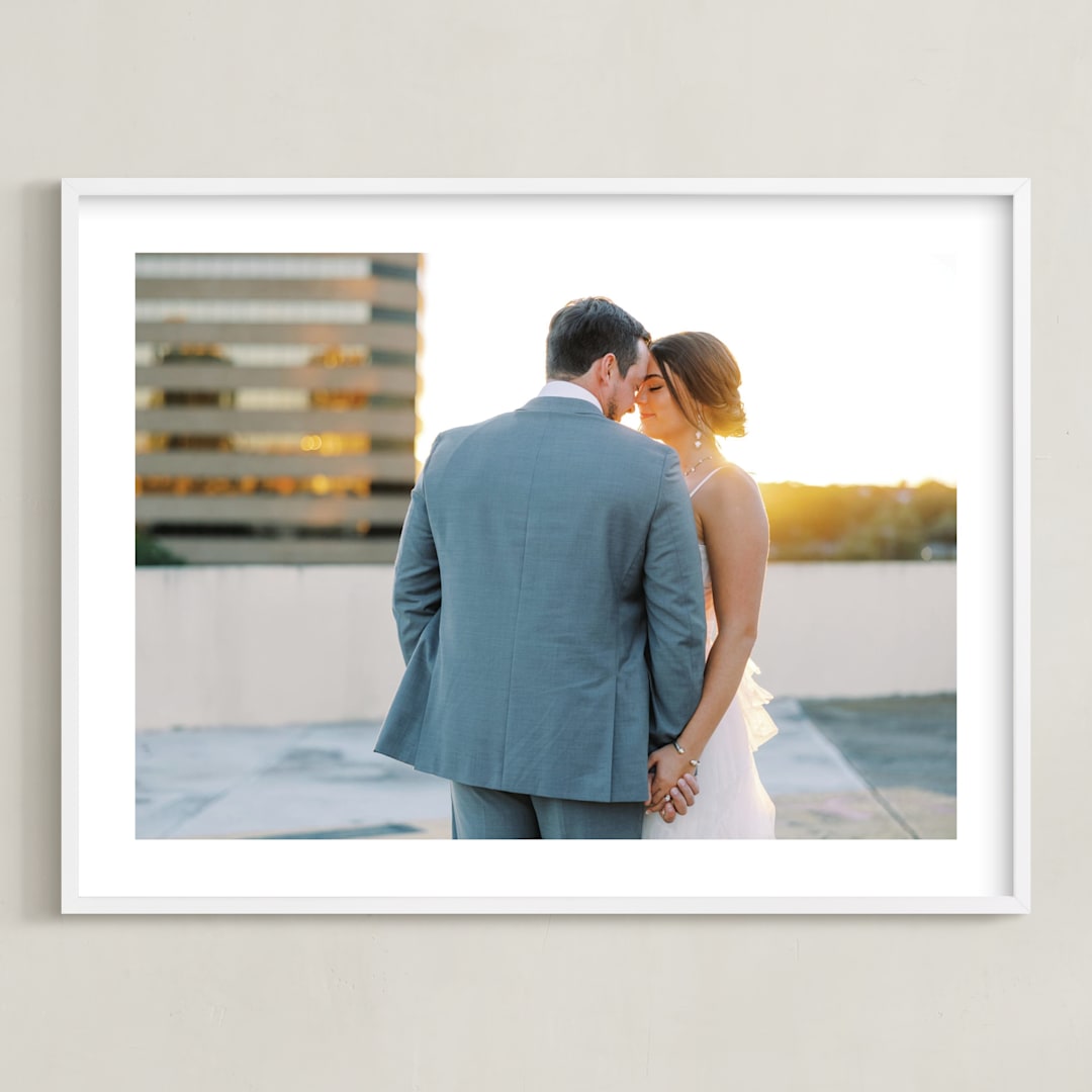 "The Big Picture: Valentine's Framed Photo" - Framed Photo in White by Minted - Framed