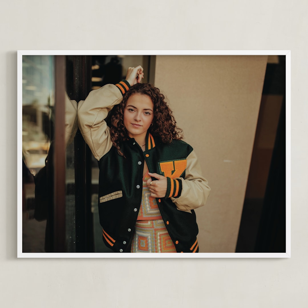 "The Big Picture: Graduation Framed Photo" - Framed Photo in White by Minted - Framed