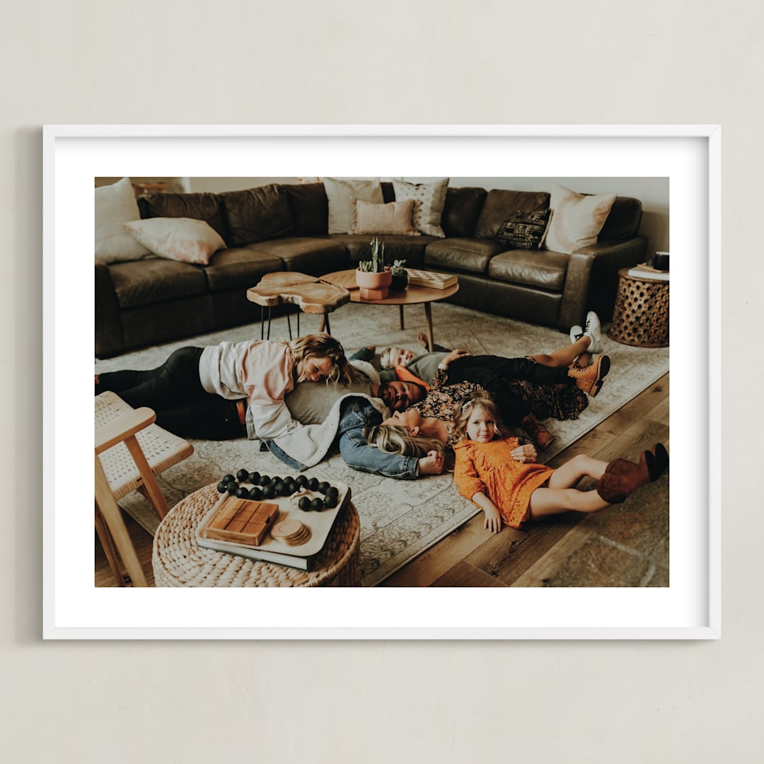 "The Big Picture: Mother's Day Framed Photo" - Framed Photo in White by Minted - Framed