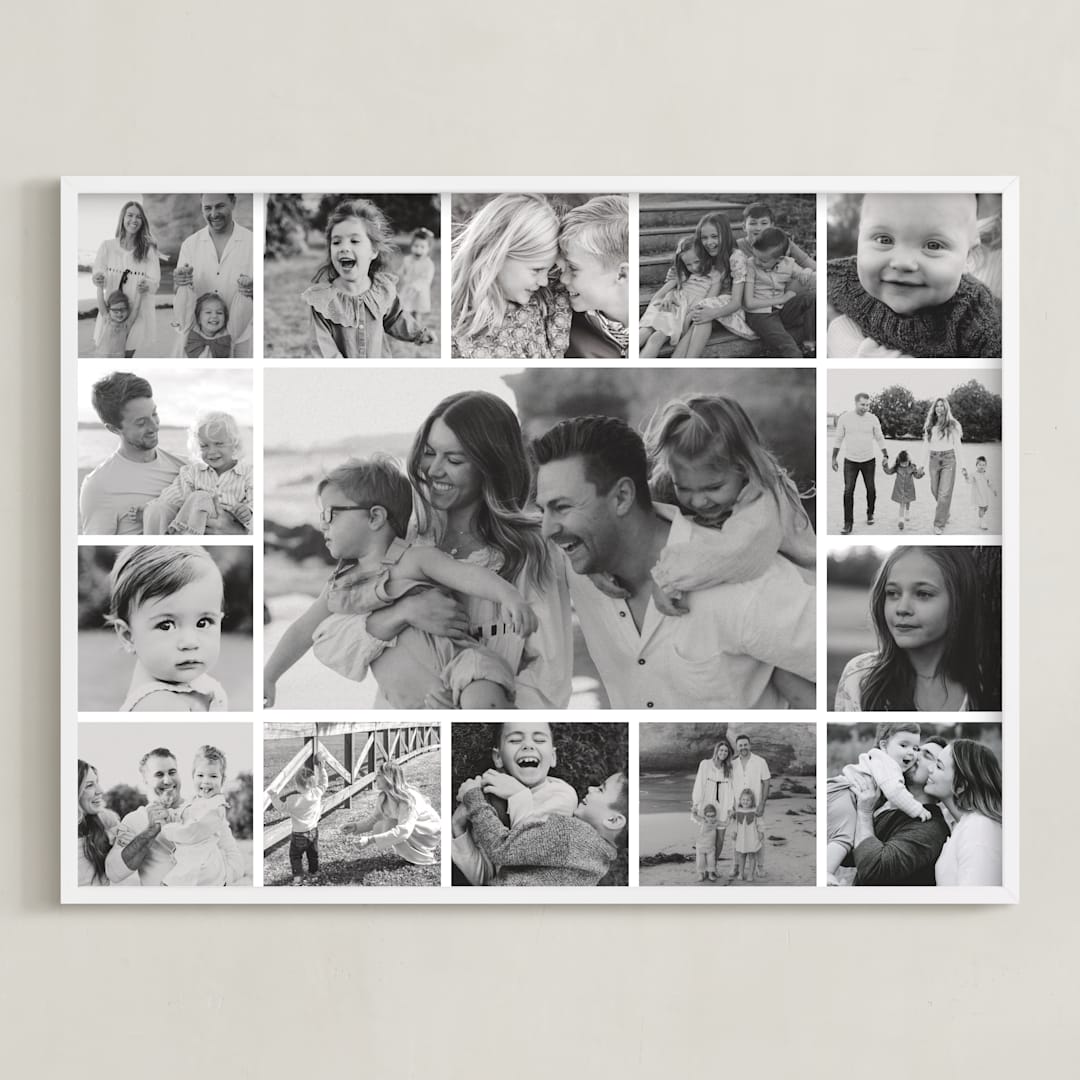 "Our Memories" - Framed Photo in Snow by Ashley Presutti Beasley - Framed