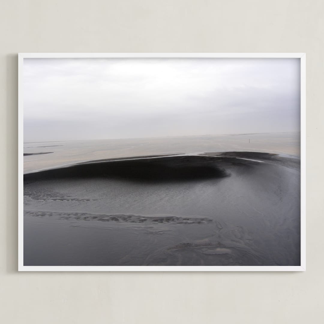 "Alda" - Art Print in Charcoal Grey by Miranda Mol - Framed