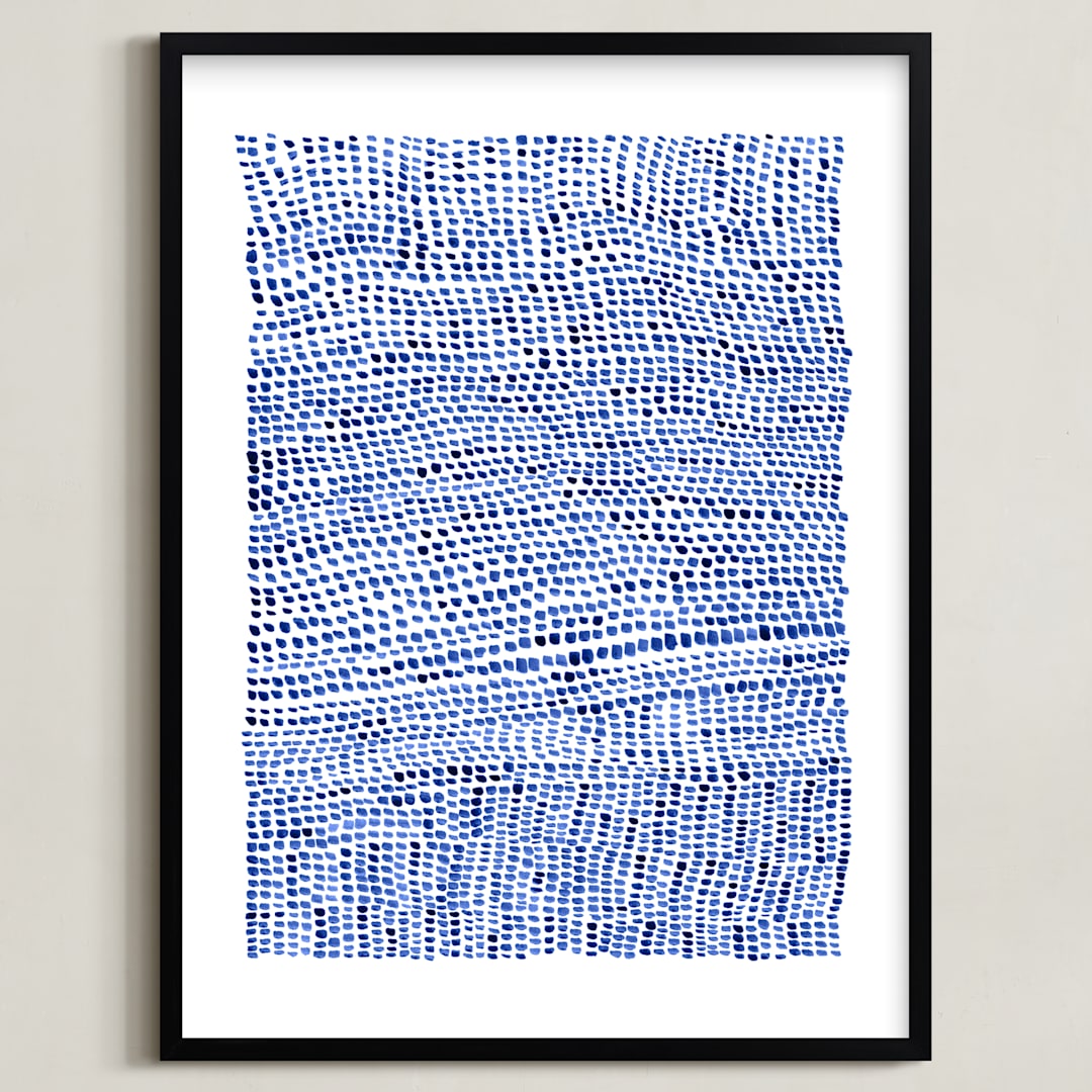 "topical guide" - Art Print in White by raven erebus - Framed
