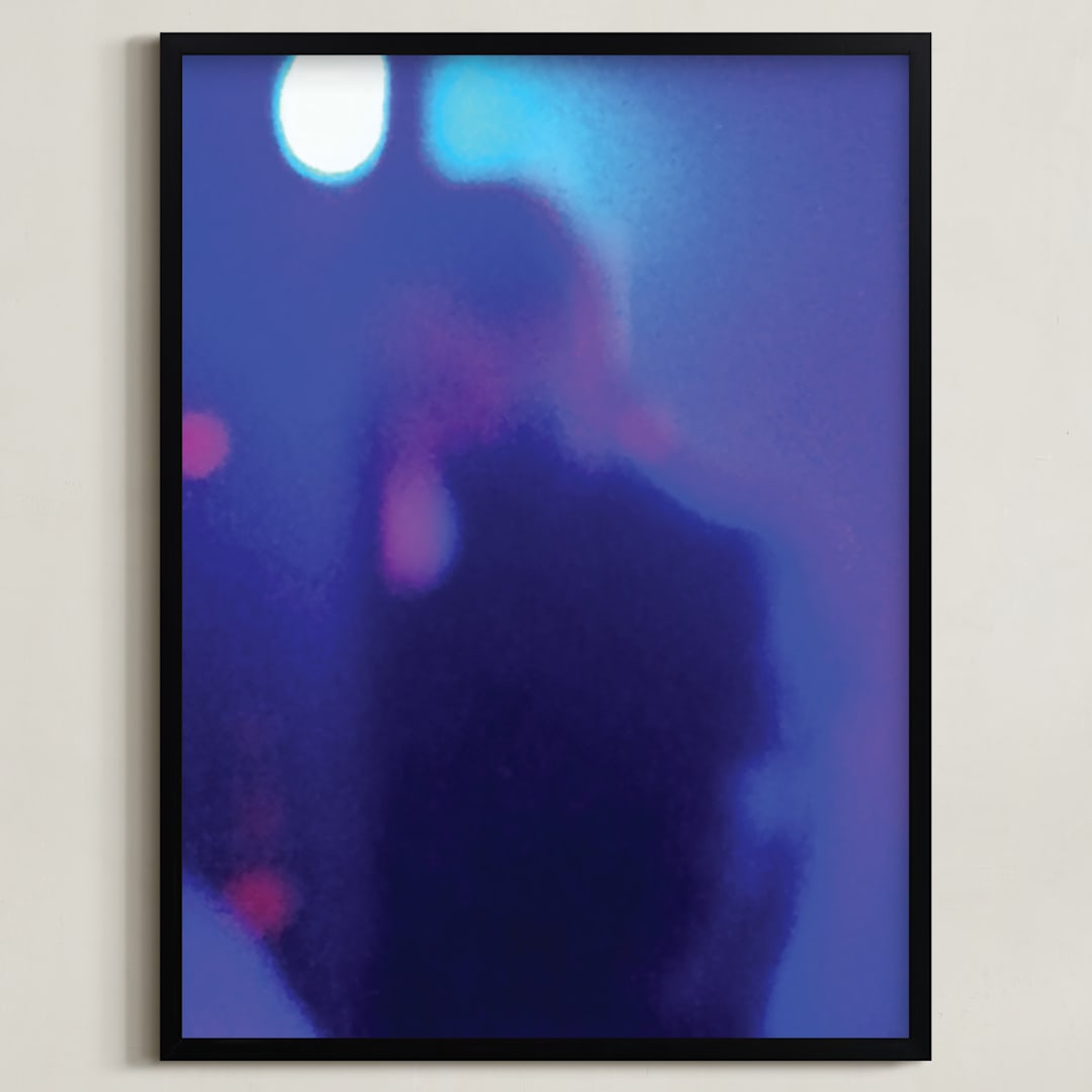 "When in Rome" - Art Print in Purple Haze by Jeff Preuss - Framed