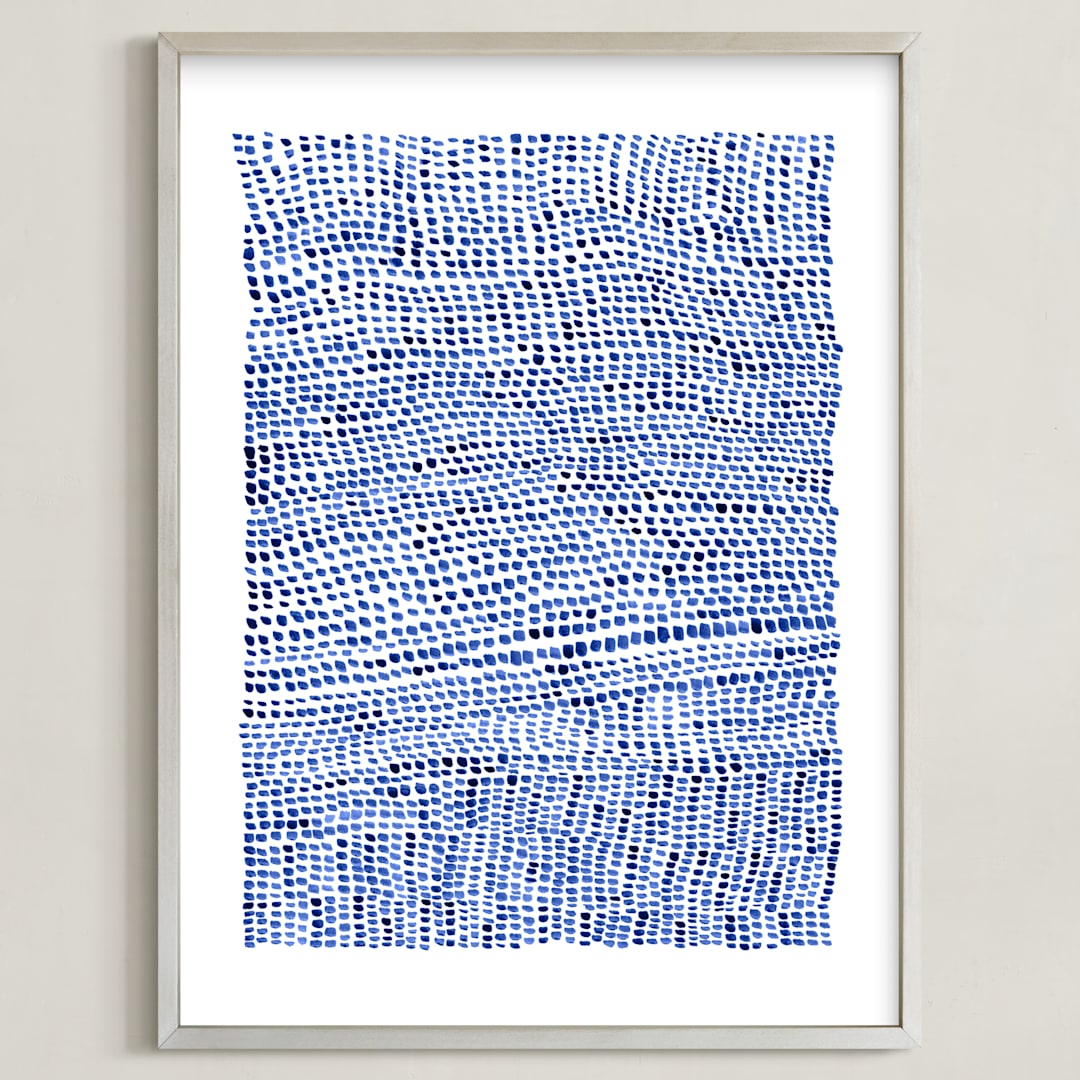 "topical guide" - Art Print in White by raven erebus - Framed