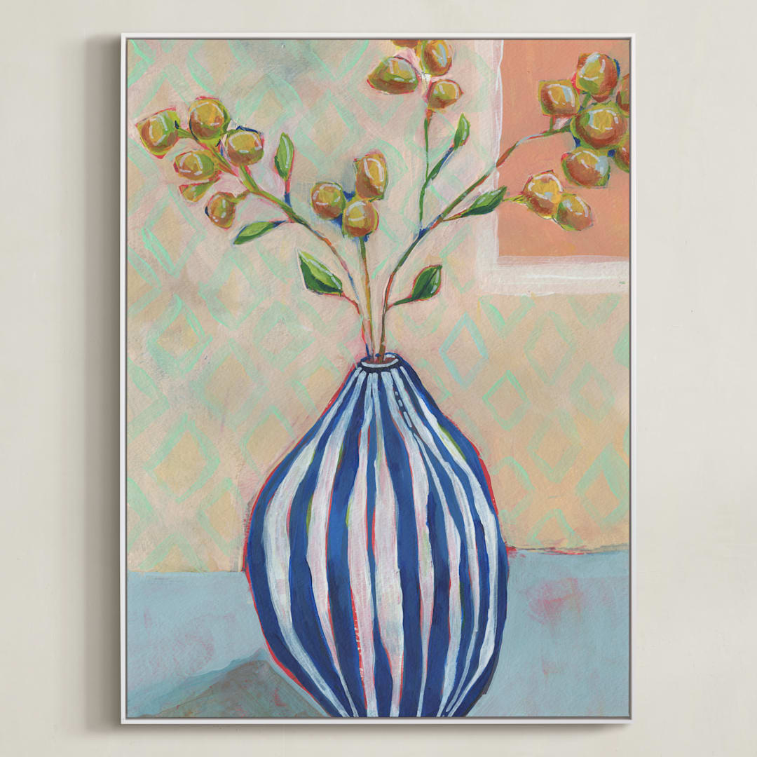 "Forager" - Art Print in Original by Ksenia Ya - Framed Canvas