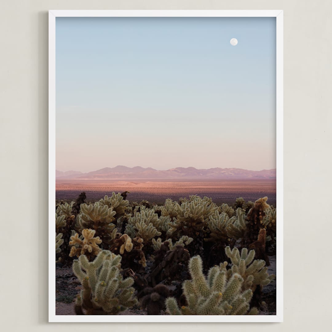 "Joshua Tree II" - Art Print in Desert by Jenna Gibson - Framed